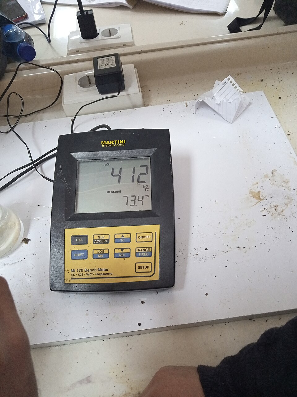 Medidor digital de conductividad